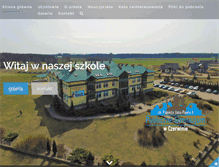 Tablet Screenshot of gimczerwin.pl